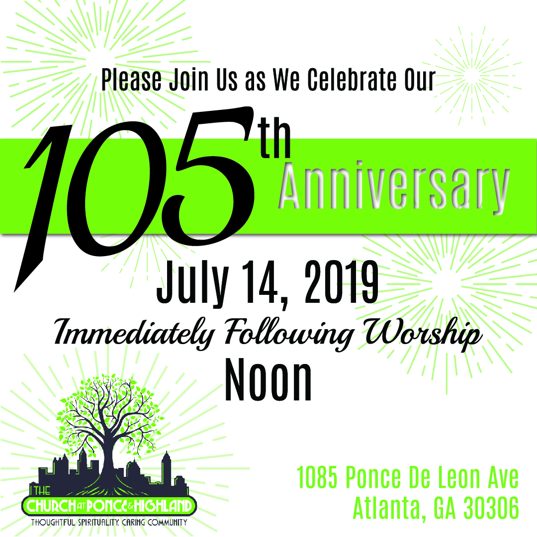 105th Anniversary July 14th at Noon